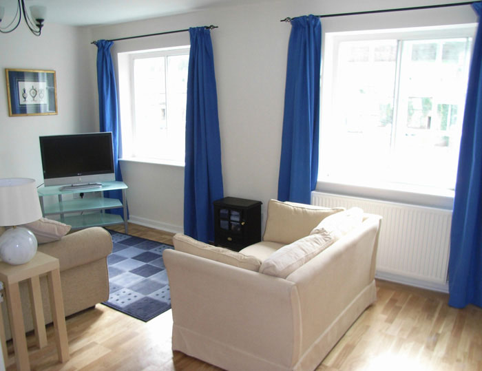 First floor flat — living room